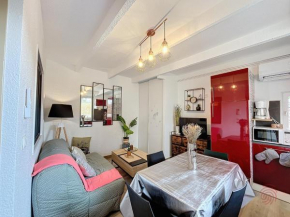 Appartement F2 Climatisé avec Terrasse à 100m des Thermes et du Centre de Lamalou-les-Bains - FR-1-451-201